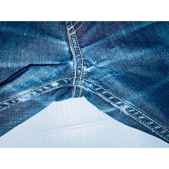 Diesel Jeans Mens Koolter Slim Tapered Button Fly Faded Dark Denim 30x30 - Picture 14 of 16